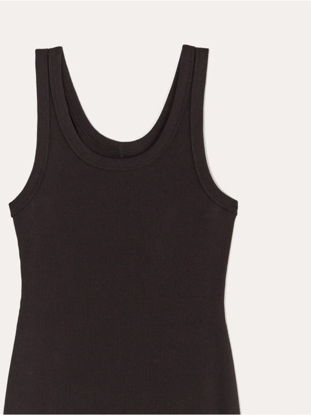 Everlane Black Sleeveless Midi Dress - Picture 6 of 9